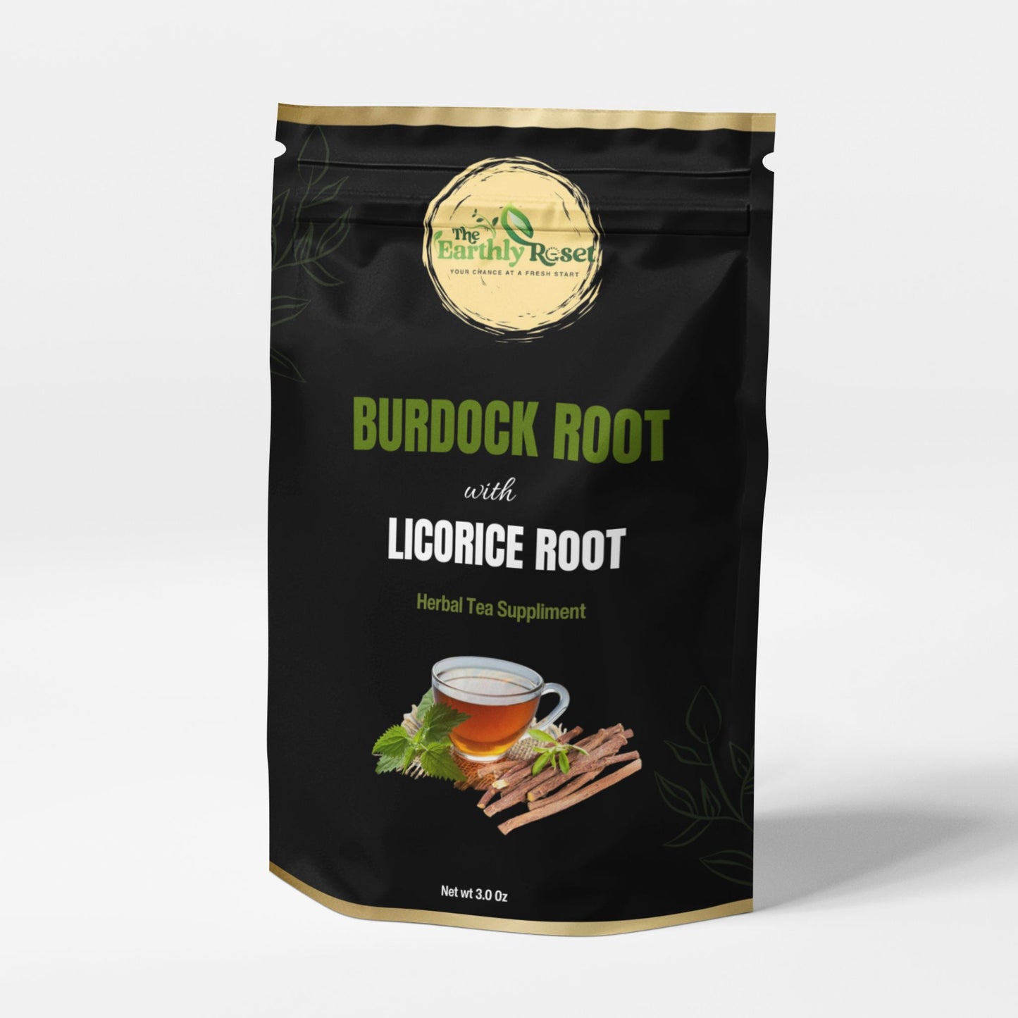Burdock root with licorice root herbal tea 3