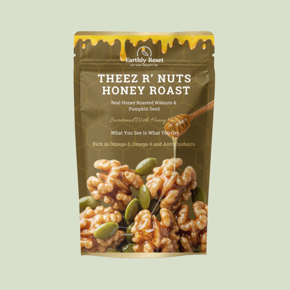 THEEZ R’ NUTS Honey Roast – Natural Honey-Roasted Nuts & Seeds