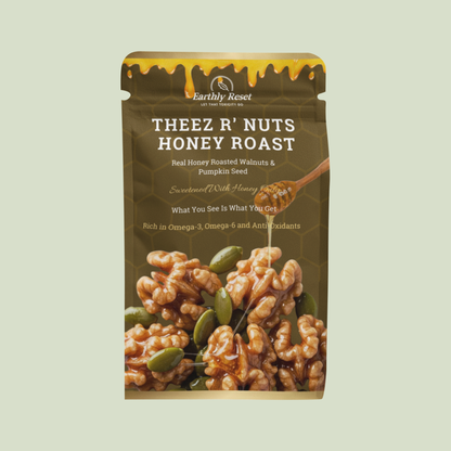 THEEZ R’ NUTS Honey Roast – Natural Honey-Roasted Nuts & Seeds